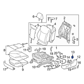 Toyota OE - Front Right Power Seat Switch
