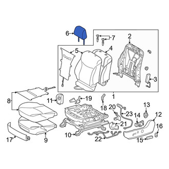 Toyota OE - Front Left Headrest