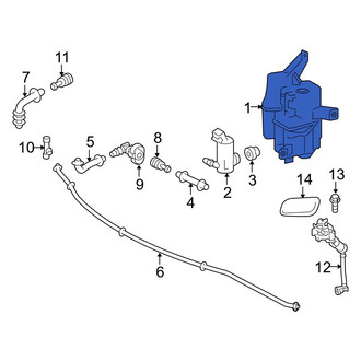 Toyota OE - Washer Fluid Reservoir