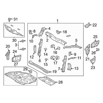 Toyota OE - Radiator Support