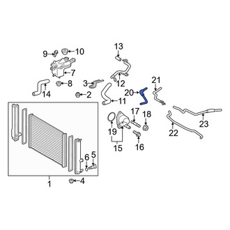 Toyota OE - Engine Coolant Overflow Hose