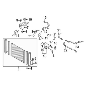 Toyota OE - Cooling - Radiator & Components