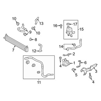 Toyota OE - Inverter Cooling Components