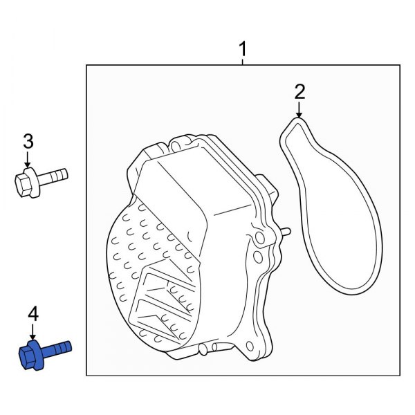 Engine Water Pump Bolt