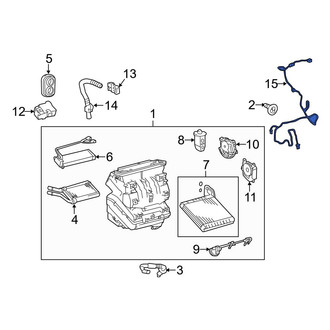 Toyota OE - HVAC System Wiring Harness