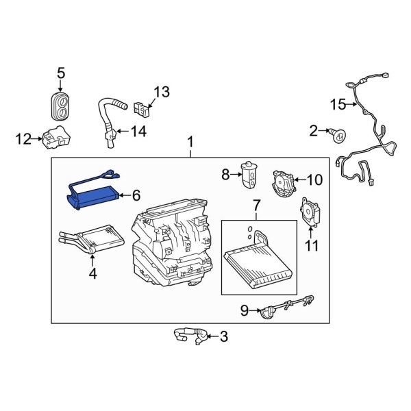 HVAC Heater Core Heater Element