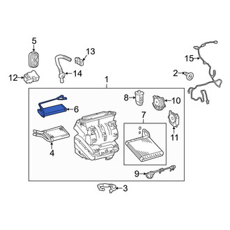 Toyota OE - HVAC Heater Core Heater Element