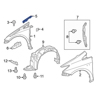Toyota OE - Front Left Fender Seal