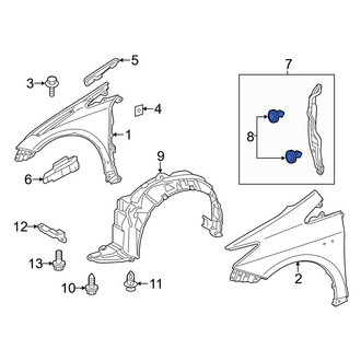 Toyota OE - Fender Clip
