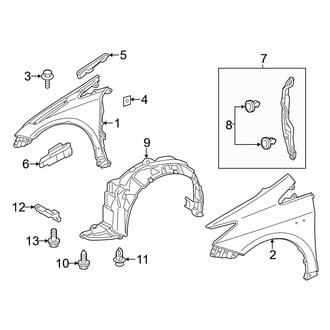 Toyota OE - Fender & Components