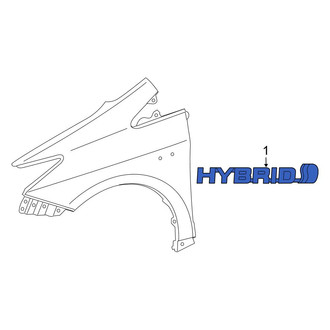 Toyota OE - Front Left Fender Emblem