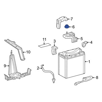 Toyota OE - Battery Cable Terminal End Nut