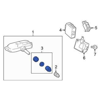 Toyota OE - Tire Pressure Monitoring System (TPMS) Sensor Service Kit