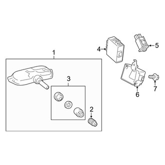 Toyota OE - Electrical - Tire Pressure Monitor Components