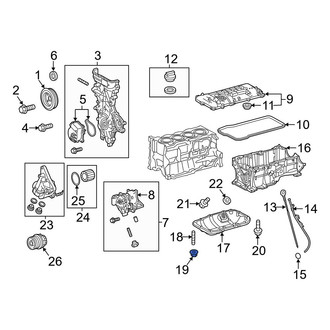 Toyota OE - Engine Oil Pan Nut