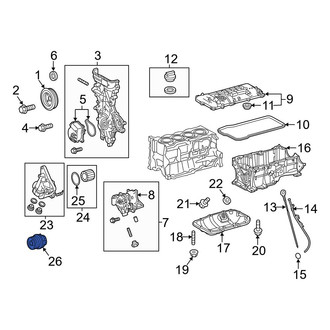 Toyota OE - Engine Oil Filter Housing Cover