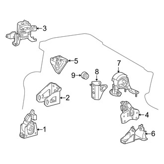 Toyota OE - Engine / Transaxle - Engine & Transmission Mounting