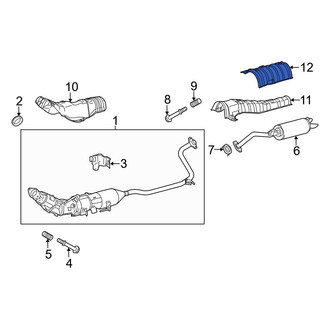 Toyota OE - Rear Floor Pan Heat Shield