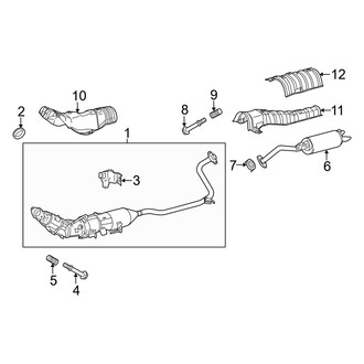 Toyota OE - Exhaust System - Exhaust Components