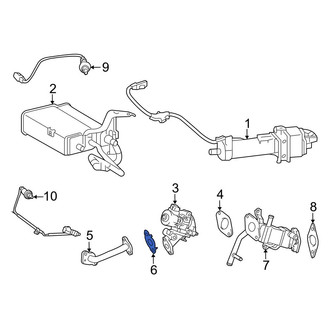 Toyota OE - Exhaust Gas Recirculation (EGR) Tube Gasket