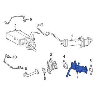 Toyota OE - Exhaust Gas Recirculation (EGR) Tube
