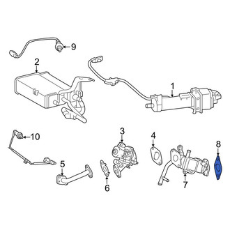 Toyota OE - Exhaust Gas Recirculation (EGR) Tube Gasket