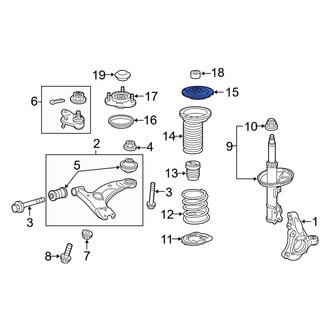Toyota OE - Front Lower Coil Spring Insulator