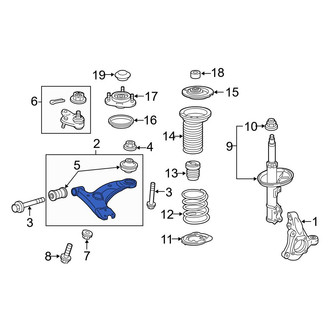 Toyota OE - Front Left Suspension Control Arm