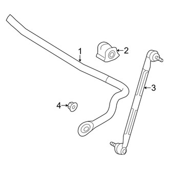 Toyota OE - Front Suspension - Stabilizer Bar & Components