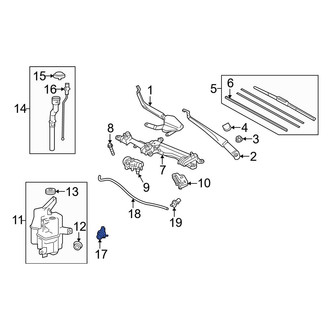 Toyota OE - Windshield Washer Pump