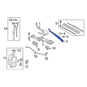 Toyota OE - Front Left Wiper Arm