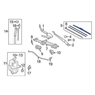 Toyota OE - Front Left Wiper Blade