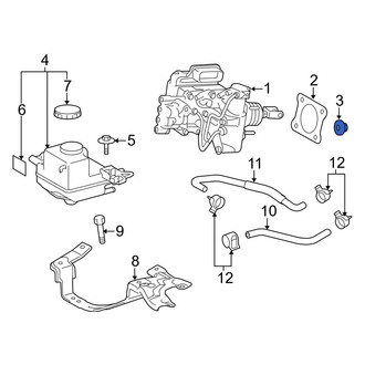 Toyota OE - Brake Master Cylinder Nut