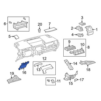 Toyota OE - Left Lower Instrument Panel Bezel