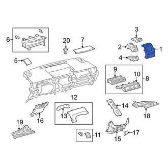 Toyota OE - Left Instrument Panel Trim Panel
