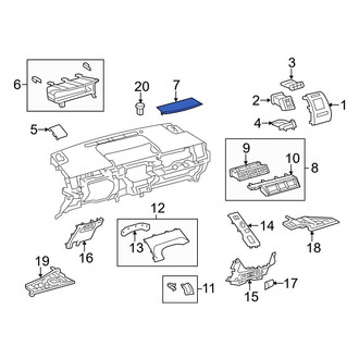Toyota OE - Instrument Panel Cover