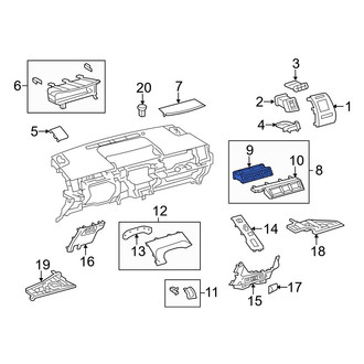 Toyota OE - Center Dashboard Air Vent