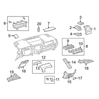 Toyota OE - Center Dashboard Air Vent