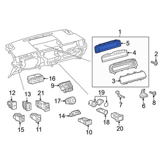 Toyota OE - Instrument Cluster Housing Cover
