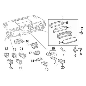 Toyota OE - Instrument Panel - Cluster & Switches