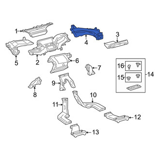 Toyota OE - Right Outer Instrument Panel Air Duct