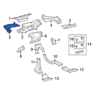 Toyota OE - Left Outer Instrument Panel Air Duct