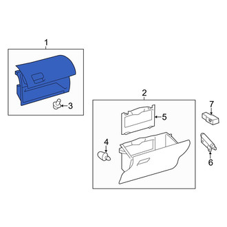 Toyota OE - Upper Glove Box Assembly