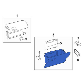 Toyota OE - Lower Glove Box Assembly