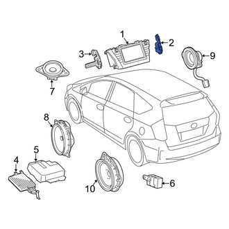 Toyota OE - Right GPS Navigation System Bracket