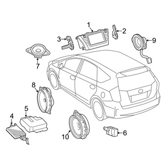 Toyota OE - Instrument Panel - Sound System