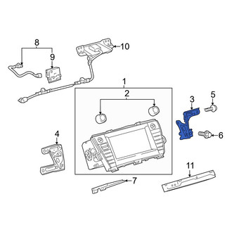 Toyota OE - Right GPS Navigation System Bracket