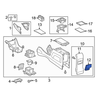 Toyota OE - Console Cup Holder