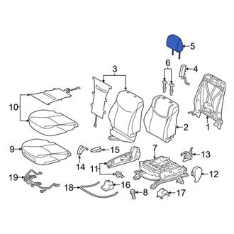 Toyota OE - Front Left Headrest