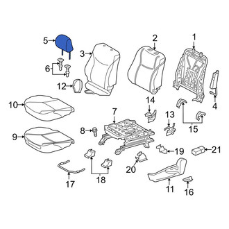 Toyota OE - Front Right Headrest